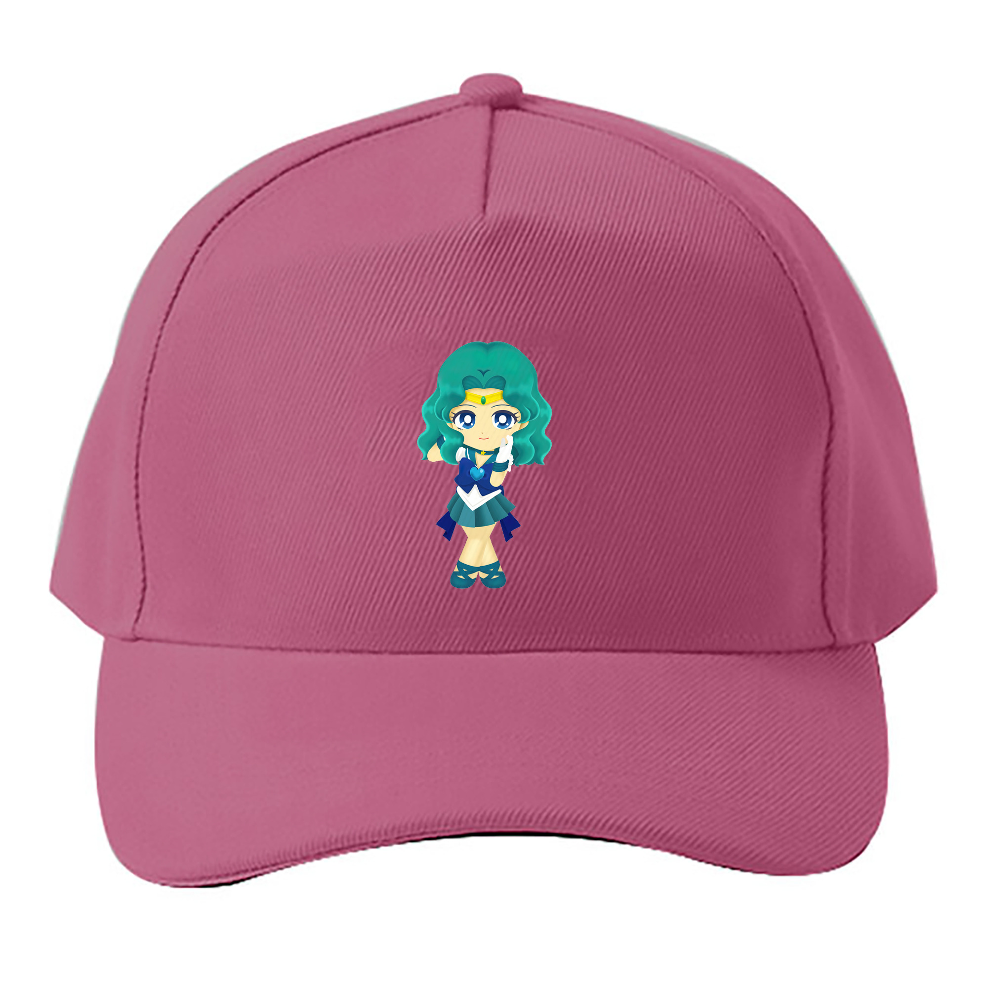 （画像用） 美少女戦士セーラームーン 海王 みちる（かいおう みちる） Sailor Moon Kaiou Michiru ベースボールキャップ 綿100％ 男女兼用 帽子 スポーツ